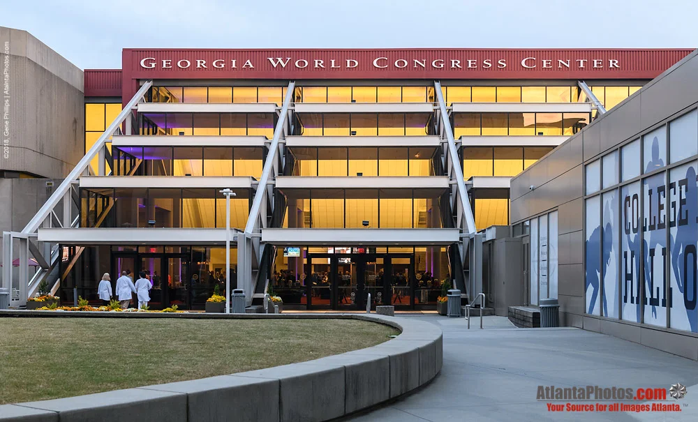 Georgia World Congress Center entrance in Atlanta